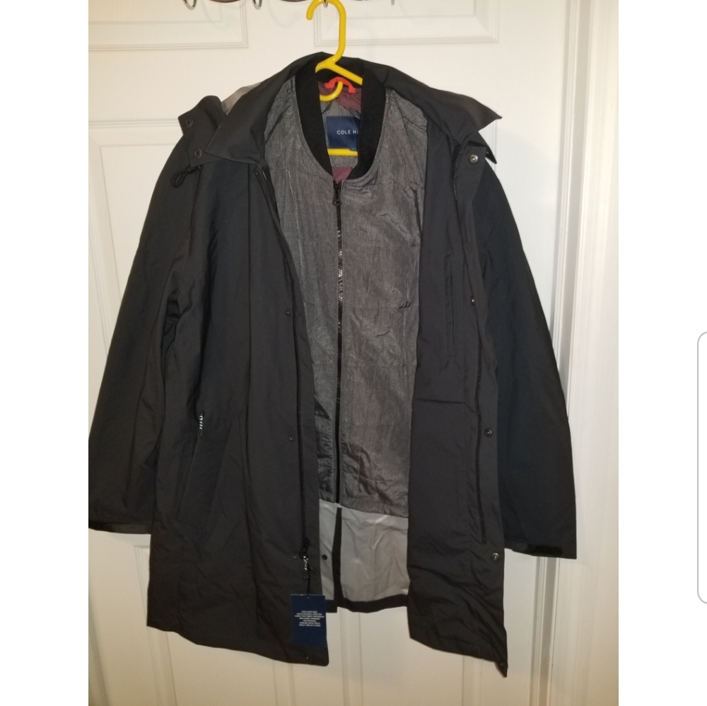 Cole Haan Men's Windbreaker with Detachable Vest